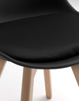 Greta Scandinavian Black Chairs - From Where -