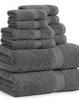 Grey Bath Towels (Set of 10) - From Where -