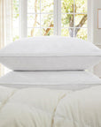 Grey Goose Feather Down Pillows (Set of 2) - From Where -