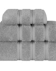 Grey Linen 3 Piece Towel Set - From Where -