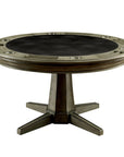 Grey Solid Wood Game Table - From Where -