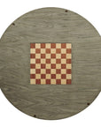 Grey Solid Wood Game Table - From Where -