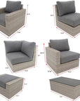 Grochow 9 - Piece Deep Seating Set - From Where -