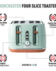 HADEN Dorchester 4 - Slice Toaster - From Where -