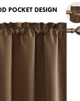 Half Window Blackout Curtains - From Where -