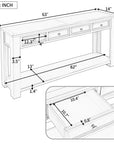 Hallway Sofa Table with Storage - From Where -