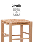 Halvorson Counter Rattan Stool (Set of 2) - From Where -