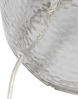 Hammered Glass Jar Table Lamp - From Where -