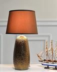 Hammered Texture Table Lamp - From Where -