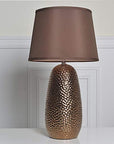 Hammered Texture Table Lamp - From Where -
