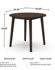 Hammis Drop Leaf Dining Table - From Where -