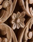 Hand Carved Wood Storage Cabinet - From Where -
