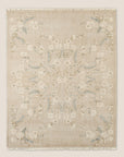 Hand - Knotted Floral Wool Area Rug - From Where Finds -