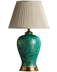 Hand - Painted Ceramic Table Lamp - From Where -