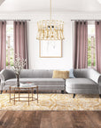 Hand - wrapped Rope 6 Light Pendant - From Where -