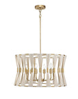 Hand - wrapped Rope 6 Light Pendant - From Where -