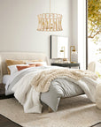 Hand - wrapped Rope 6 Light Pendant - From Where -