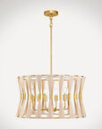 Hand - wrapped Rope 6 Light Pendant - From Where -