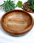 Handcrafted Acacia Wood Fruit Bowl - From Where -