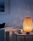 Handmade Bamboo Shade Table Lamp - From Where -