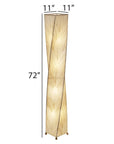 Handmade Twist Giant Floor Lamp - From Where -