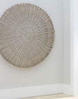 Handwoven Willow Wheel Wall Art - From Where -