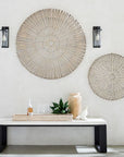 Handwoven Willow Wheel Wall Art - From Where -
