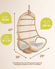 Hanging Rattan Swing Chair - From Where -