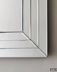 Hanging Wall Reflective White Mirror - From Where -