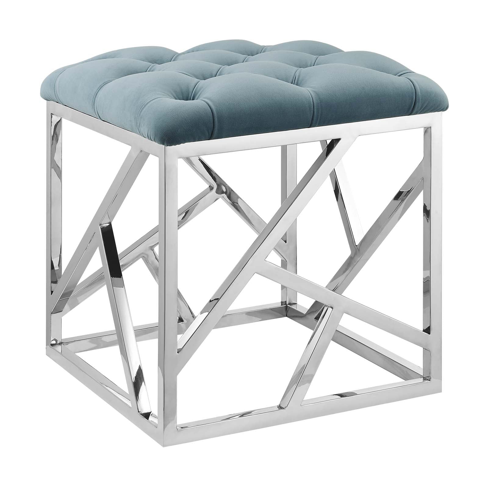Harry Metal Ottoman - From Where -