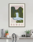 Hawaii Travel Poster Framed Canvas - From Where -