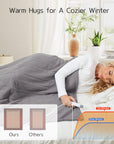Heated Electric Throw Blanket - From Where -