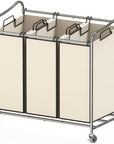 Heavy - Duty 3 - Bag Laundry Sorter Cart - From Where -