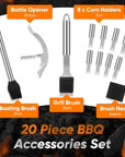 Heavy Duty BBQ Grill Tools Set - From Where -