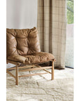 Henning Leather Accent Chair - From Where -