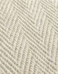 Herringbone Wool/Jute Rug - From Where Finds -