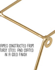 Hexagonal Metal Wall Shelves (Set of 2) - From Where -