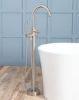 High Flow Freestanding Gooseneck Tub Faucet - From Where -