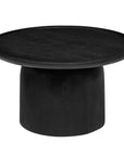 Holloway 30" Round Wood Coffee Table - From Where Finds -
