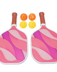 Honeycomb Core Fiberglass Pickleball Paddle and Balls Set with Storage Bag - From Where -