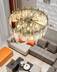 House of Hampton Gevan 8 - Light Tiered Gold Chandelier - From Where -
