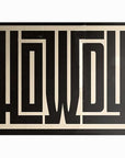 Howdy Typography Wall Art - From Where -