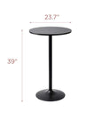 Huertas Round Cocktail Bistro Table - From Where -
