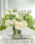 Hydrangea Floral Vase Arrangement - From Where -