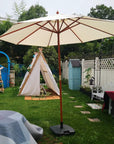 Solid Wood Beach Umbrella Protection