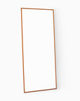 Thin Wood Floor Mirror