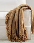 Dreamy Handwoven Fringe Throw