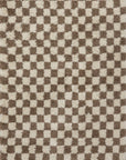 Bettie Retro Checkered Shag Rug