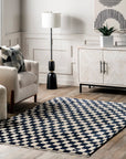 Rasali Checkered Box Rug