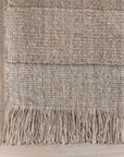 Mozai Fringed Wool-Blend Rug